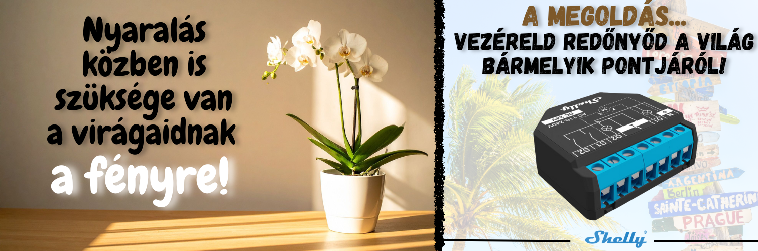 Shelly redőnyvezérlés