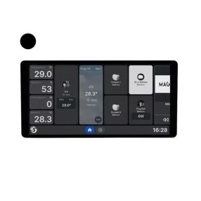   Shelly Wall Display X2i – fali vezérlőpanel és villanykapcsoló, Wi-Fi, Bluetooth, fekete