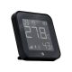 Shelly BLU H&T Display ZB – Hőmérséklet, pára és fény szenzor, e-papír kijelzővel, Zigbee, Bluetooth, fekete