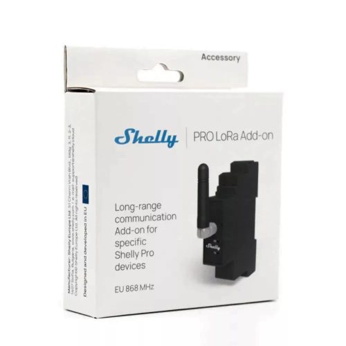Shelly PRO LoRa Add-on – bővítő modul, nagy hatótávolságú kommunikációhoz, Shelly PRO modulokhoz