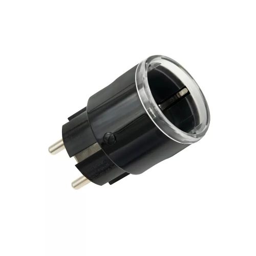 Shelly Wave Plug S – fogyasztásmérős okoskonnektor, Z-Wave LR, fekete
