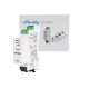 Shelly Pro 3EM 120A V2 – fogyasztásmérő, három fázisú, 3 x 120A áramváltóval, Wi-Fi, Ethernet, Matter (SPEM-003CEBEU)