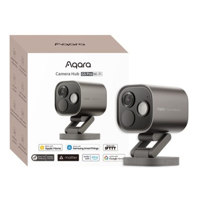   Aqara G5 Camera Hub Pro, kültéri HomeKit SecureVideo kamera, beépített Zigbee és Thread átjáróval, POE verzió, szürke