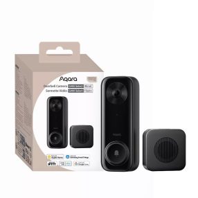   Aqara kaputelefon G400 Select AI ember, kisállat és csomag felismeréssel, Wi-Fi 6, fekete