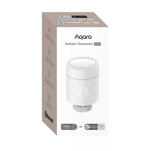 Aqara W600 Thermostat Valve – okos termosztatikus radiátorszelep, Zigbee, Thread, Matter