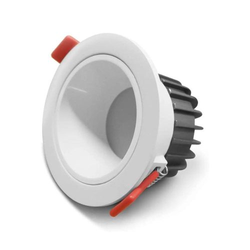 Gledopto LED spot lámpaGL-D-006P Zigbee Pro (Zigbee 3.0 + RF vevős) okos süllyesztett RGBCCT  (550 lumen, IP54), fehér kerettel