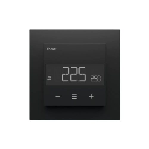 HeatIt Z-TRM6 okos termosztát, Z-Wave 800 verzió (matt fekete)