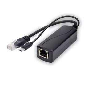   SMLIGHT PoE splitter 100Mb –  PoE táp elosztó, Ethernet + USB-C/DC