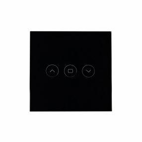   SmartWise Wi-Fi + Bluetooth okos redőnykapcsoló, eWeLink app kompatibilis (fekete)