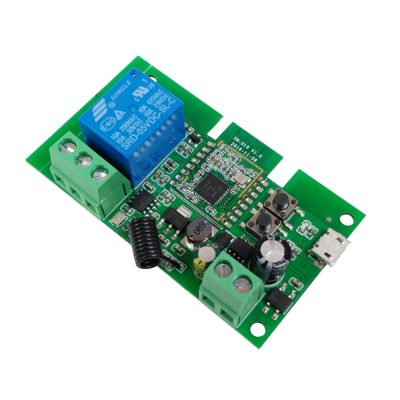   SmartWise 5V-32V egy áramkörös, Zigbee + RF NO/NC okosrelé, kontakt kapcsolással, impulzus üzemmóddal