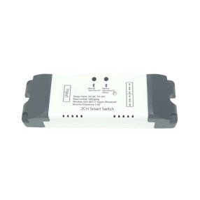   SmartWise 5V-32V két áramkörös, Wi-Fi+Bluetooth NO/NC okosrelé + védőtok