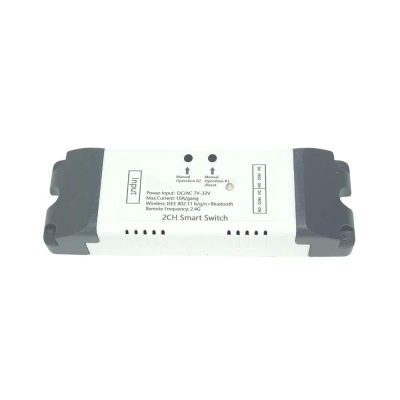   SmartWise 5V-32V két áramkörös, Wi-Fi+Bluetooth NO/NC okosrelé + védőtok