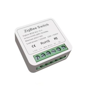   SmartWise Mini ZB (Zigbee 3.0) okosrelé (16A), kapcsolóbemenettel