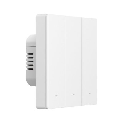  Sonoff M5 Matter 3 áramkörös, okos villanykapcsoló, fehér (M5-3C-86W)