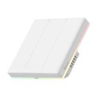 Sonoff TX Ultimate T5-1C WiFi + eWeLink-Remote, érintős 1 gombos villanykapcsoló (fehér) + Rajzfilm mintás előlap