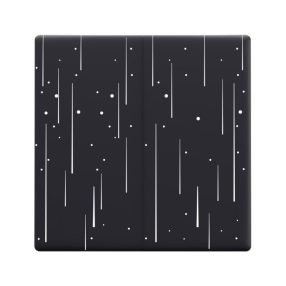   Sonoff TX Ultimate T5-2C WiFi + eWeLink-Remote, érintős 2 gombos villanykapcsoló (fehér) + Égbolt mintás előlap