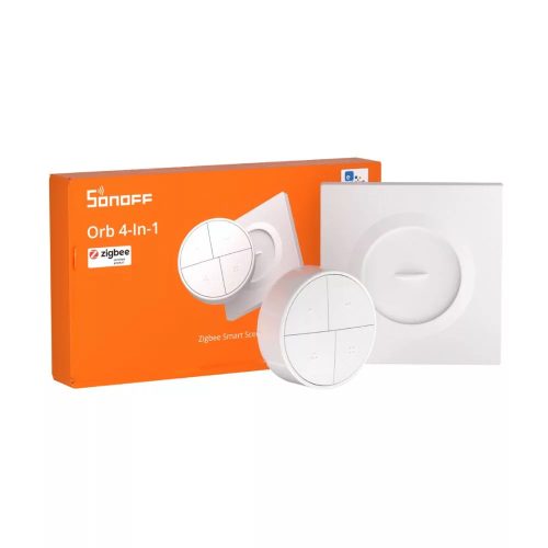 SONOFF Orb 4-In-1 Smart Scene Button - 4 gombos vezeték nélküli jelenetvezérlő, Zigbee, eWeLink-Remote (SNZB-01M)