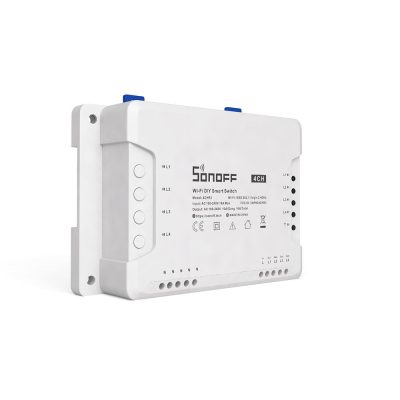   Sonoff 4CH (R3) négy áramkörös, 230V-t kapcsoló WiFi-s okosrelé