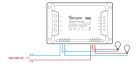 Sonoff 4CH (R3) négy áramkörös, 230V-t kapcsoló WiFi-s okosrelé