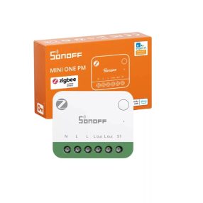   Sonoff MINI ONE PM – relé modul, 1 áramkörös, fogyasztásmérős, Zigbee, Bluetooth (MINI-ZB1GSP)