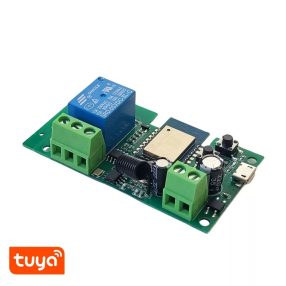   TuyaSmart 1CH 5V-32V AC/DC – egy áramkörös, Wi-Fi, RF, NO/NC okosrelé